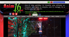 Desktop Screenshot of anim-16.com